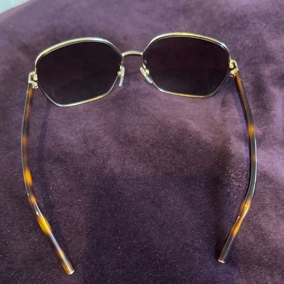 Marc By Marc Jacobs Gold and Brown Sunglasses - Picture 4 of 6